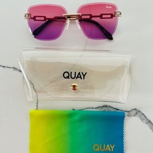 QUAY Australia x Saweetie No Cap 52mm Polarized Square Sunglasses